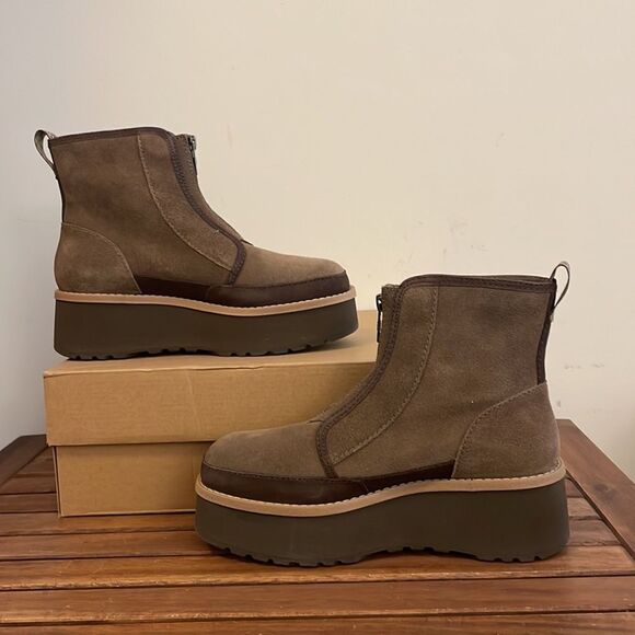 UGG Cityfunc Zip Hickory Boots USA Women Size 7/UK 5/EU 38(Box Slightly Crushed) - Picture 3 of 15